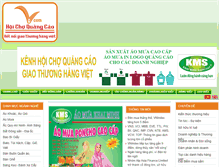 Tablet Screenshot of hoichoquangcao.com